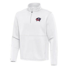 Columbus Blue Jackets Antigua Twist Quarter-Zip Pullover Jacket - NHL Pullover