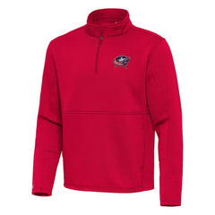 Columbus Blue Jackets Antigua Twist Quarter-Zip Pullover Jacket - NHL Pullover