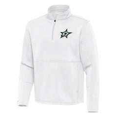 Dallas Stars Antigua Twist Quarter-Zip Pullover Jacket - NHL Pullover