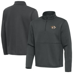 Nashville Predators Antigua Twist Quarter-Zip Pullover Jacket - NHL Pullover