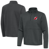 New Jersey Devils Antigua Twist Quarter-Zip Pullover Jacket - NHL Jerseys