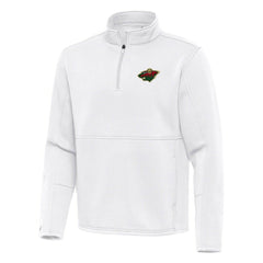 Minnesota Wild Antigua Twist Quarter-Zip Pullover Jacket - NHL Pullover