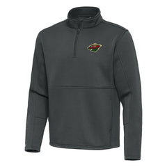 Minnesota Wild Antigua Twist Quarter-Zip Pullover Jacket - NHL Pullover