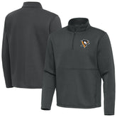Pittsburgh Penguins Antigua Twist Quarter-Zip Pullover Jacket - NHL Pullover
