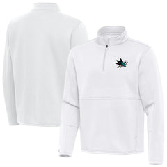 San Jose Sharks Antigua Twist Quarter-Zip Pullover Jacket - NHL Pullover