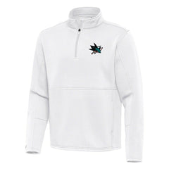 San Jose Sharks Antigua Twist Quarter-Zip Pullover Jacket - NHL Pullover