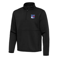 New York Rangers Antigua Twist Quarter-Zip Pullover Jacket - NHL Pullover