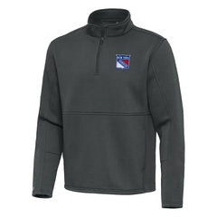 New York Rangers Antigua Twist Quarter-Zip Pullover Jacket - NHL Pullover
