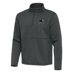 San Jose Sharks Antigua Twist Quarter-Zip Pullover Jacket - NHL Pullover