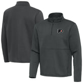 Philadelphia Flyers Antigua Twist Quarter-Zip Pullover Jacket - NHL Pullover