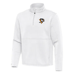 Pittsburgh Penguins Antigua Twist Quarter-Zip Pullover Jacket - NHL Pullover