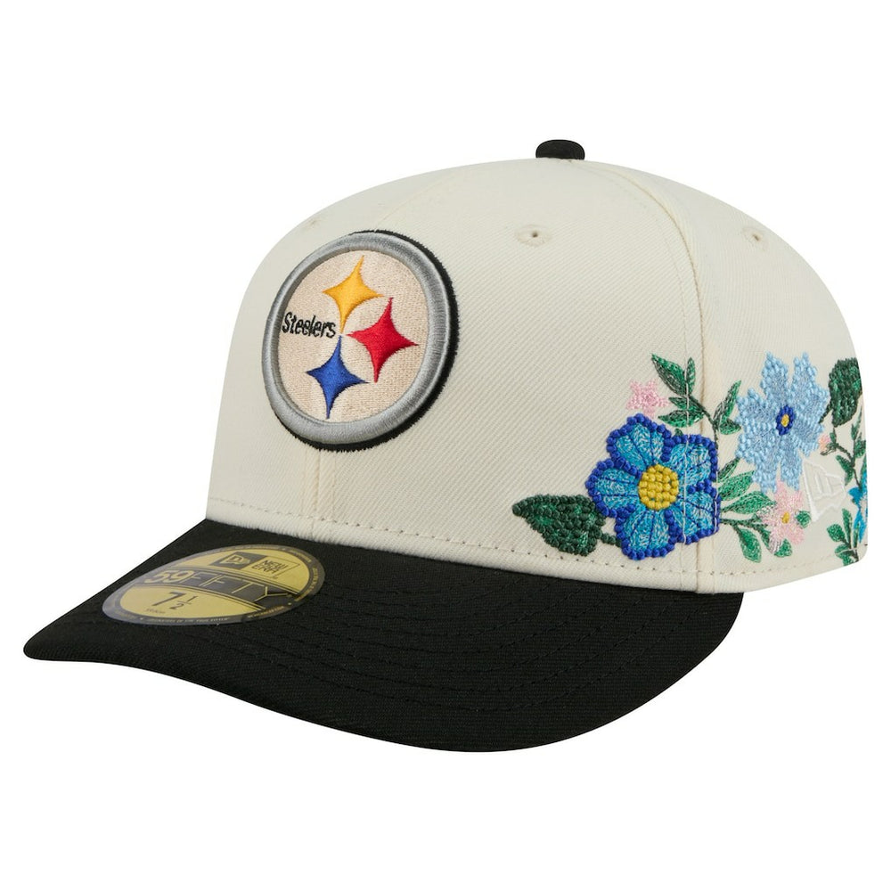 Pittsburgh Steelers Tonal Floral 59FIFTY Fitted Hat | NFL On sale