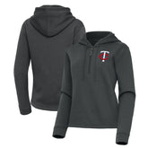 Minnesota Twins Antigua Women's Contemporary Quarter-Zip Hoodie - MLB Hoodies