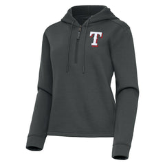 Texas Rangers Antigua Women's Contemporary Quarter-Zip Hoodie - MLB Hoodies