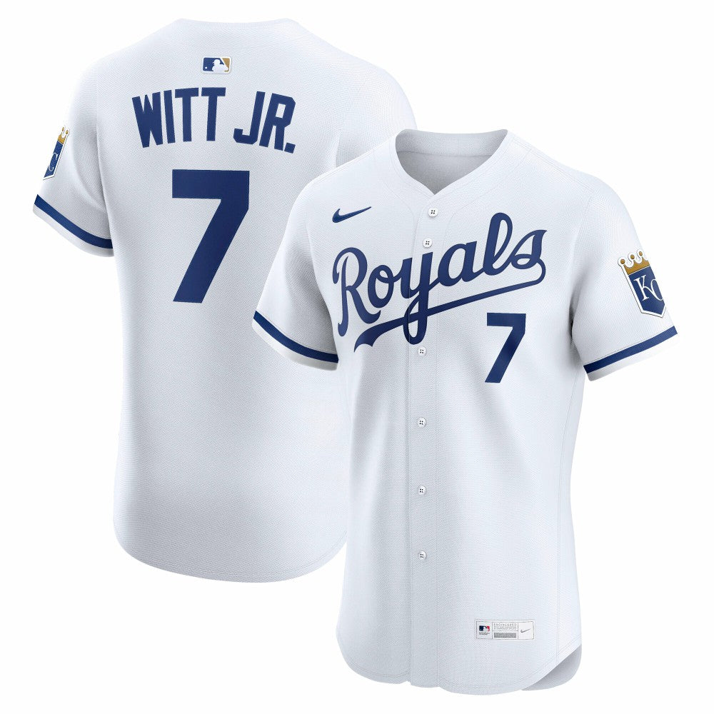 Bobby Witt Jr. Kansas City Royals Nike Home ElitePlayer Jersey - MLB Jerseys