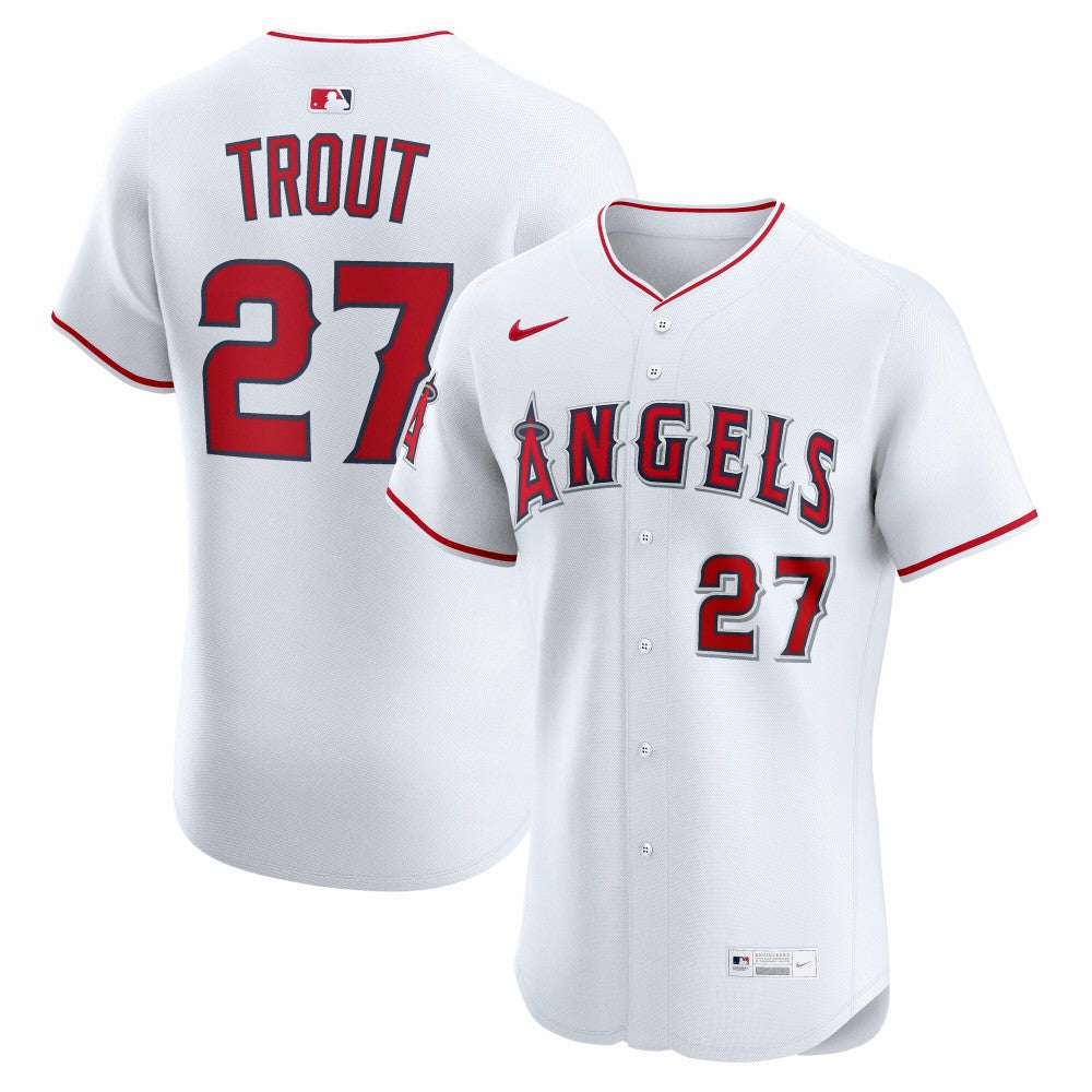 Mike Trout Los Angeles Angels Nike Home ElitePlayer Jersey - MLB Jerseys