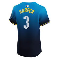 Bryce Harper Philadelphia Phillies Nike City Connect Elite Jersey - MLB Jerseys