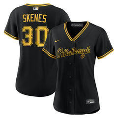 Paul Skenes Pittsburgh Pirates Nike Women's Alternate Replica Player Jersey - MLB Jerseys