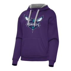 Purple Charlotte Hornets Antigua Women's Victory Pullover Hoodie | NBA