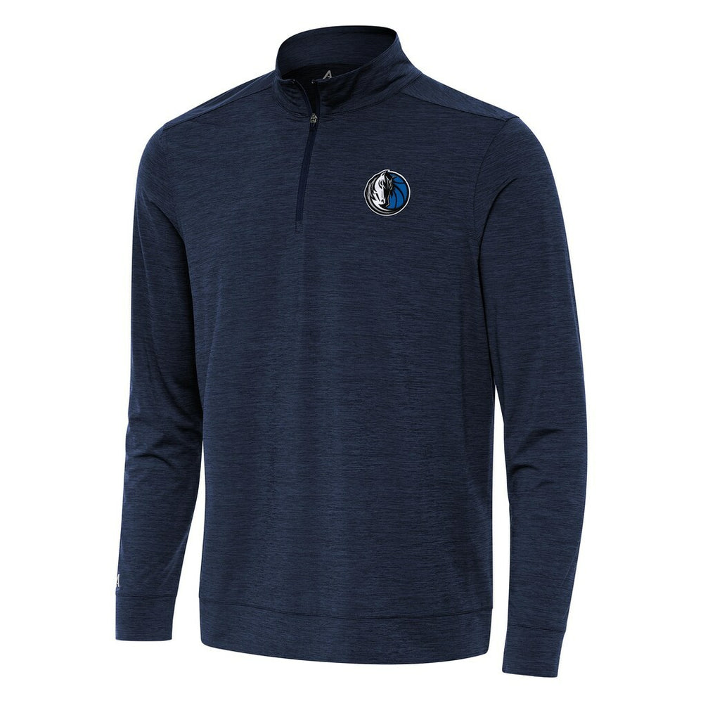 Heather Navy Dallas Mavericks Antigua Bright Quarter-Zip Top sale | NBA