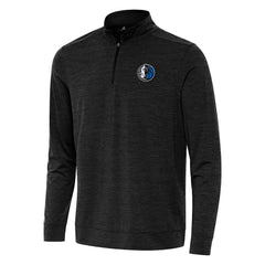 Heather Black Dallas Mavericks Antigua Bright Quarter-Zip Top sale | NBA