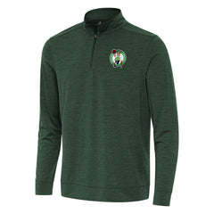 Hunter Green Boston Celtics Antigua Bright Quarter-Zip Top | NBA