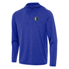 Heather Royal Dallas Mavericks Antigua Tidy Quarter-Zip Hoodie sale | NBA