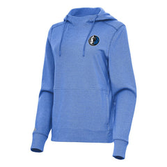 Heather Blue Dallas Mavericks Antigua Women's Justice Pullover Hoodie sale | NBA