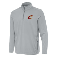 Gray Cleveland Cavaliers Antigua Perilous Quarter-Zip Sweatshirt sale | NBA