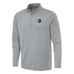 Gray Dallas Mavericks Antigua Reprocess Quarter-Zip Top sale | NBA