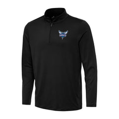 Black Charlotte Hornets Antigua Reprocess Quarter-Zip Top | NBA