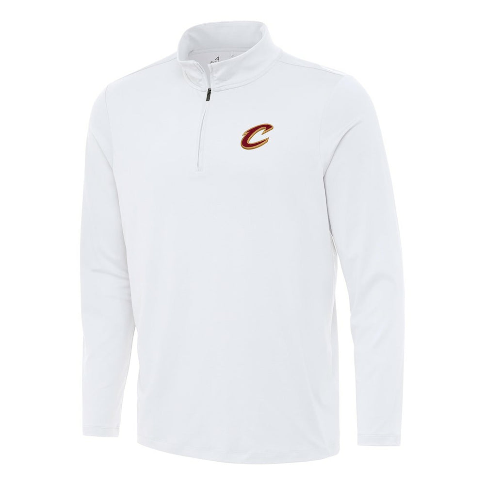 White Cleveland Cavaliers Antigua Reprocess Quarter-Zip Top sale | NBA