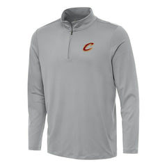 Gray Cleveland Cavaliers Antigua Reprocess Quarter-Zip Top sale | NBA