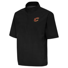 Black Cleveland Cavaliers Antigua Brisk Quarter-Zip Windbreaker sale | NBA
