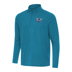 Teal Charlotte Hornets Antigua Intent Quarter-Zip Top | NBA
