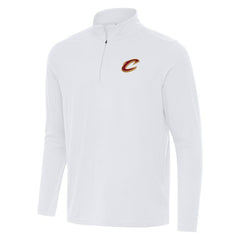 White Cleveland Cavaliers Antigua Intent Quarter-Zip Top sale | NBA
