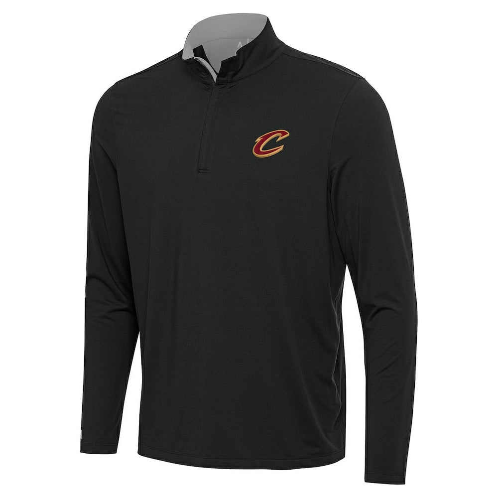 Black/Gray Cleveland Cavaliers Antigua Content Quarter-Zip Top sale | NBA