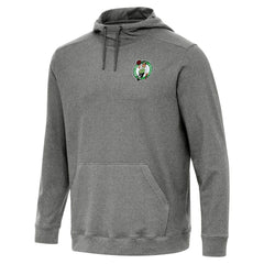 Heather Black Boston Celtics Antigua Cloud Pullover Hoodie | NBA