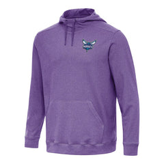 Heather Purple Charlotte Hornets Antigua Cloud Pullover Hoodie | NBA