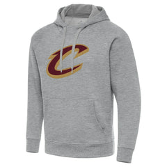 Heather Gray Cleveland Cavaliers Antigua Big & Tall Victory Raglan Pullover Hoodie sale | NBA