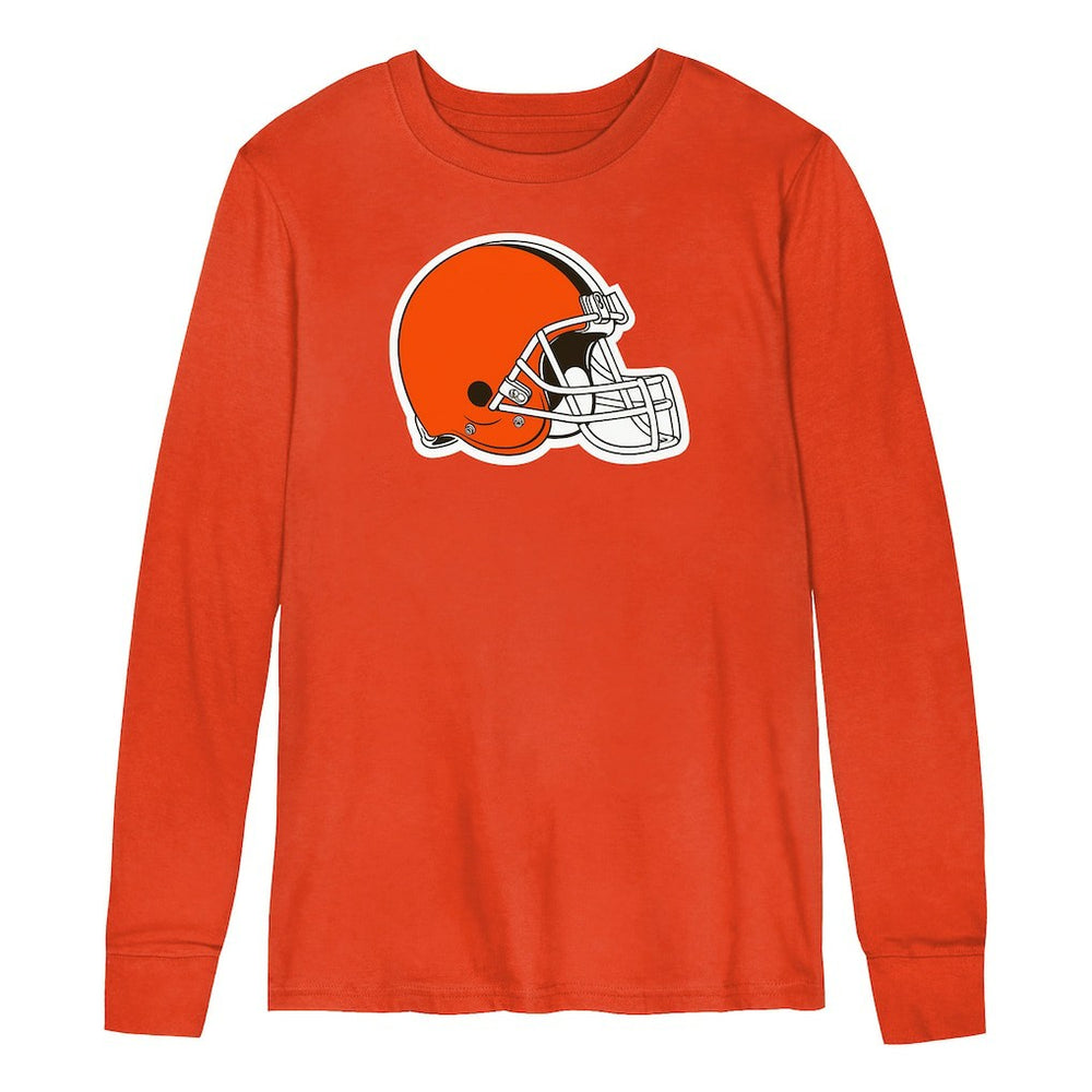 Cleveland Browns Youth Primary Logo Long Sleeve T-Shirt | NFL Outlet