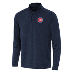 Heather Navy Detroit Pistons Antigua Bright Quarter-Zip Top sale | NBA