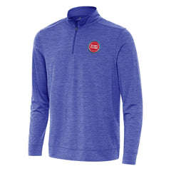 Heather Royal Detroit Pistons Antigua Bright Quarter-Zip Top sale | NBA