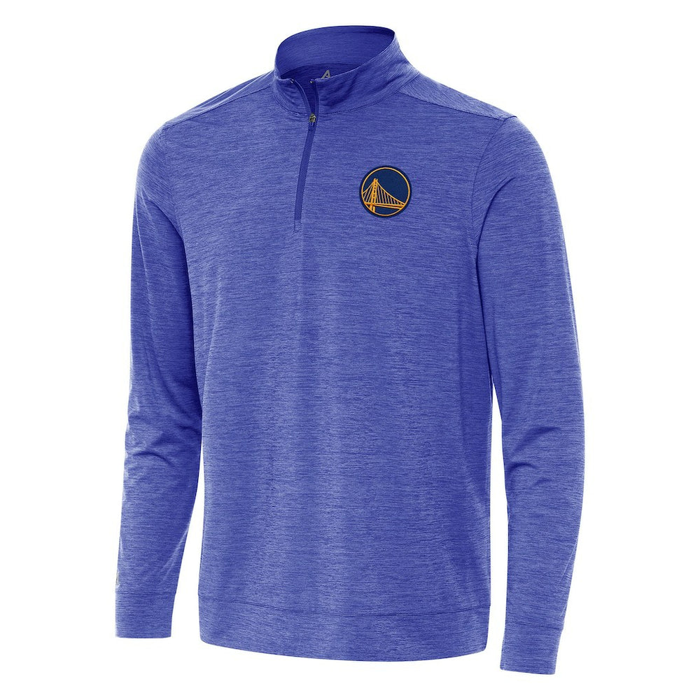 Heather Royal Golden State Warriors Antigua Bright Quarter-Zip Top sale | NBA