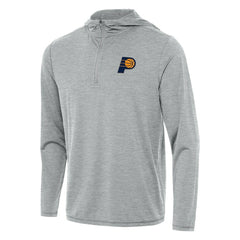 Heather Gray Indiana Pacers Antigua Tidy Quarter-Zip Hoodie | NBA