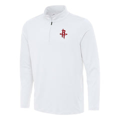 White Houston Rockets Antigua Reprocess Quarter-Zip Top sale | NBA