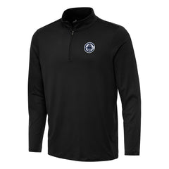 Black LA Clippers Antigua Reprocess Quarter-Zip Top | NBA