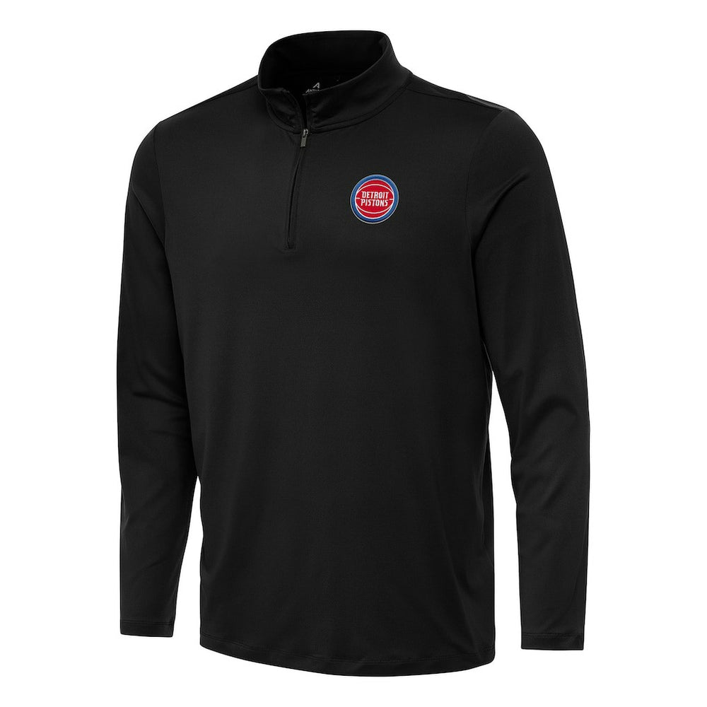 Black Detroit Pistons Antigua Reprocess Quarter-Zip Top sale | NBA