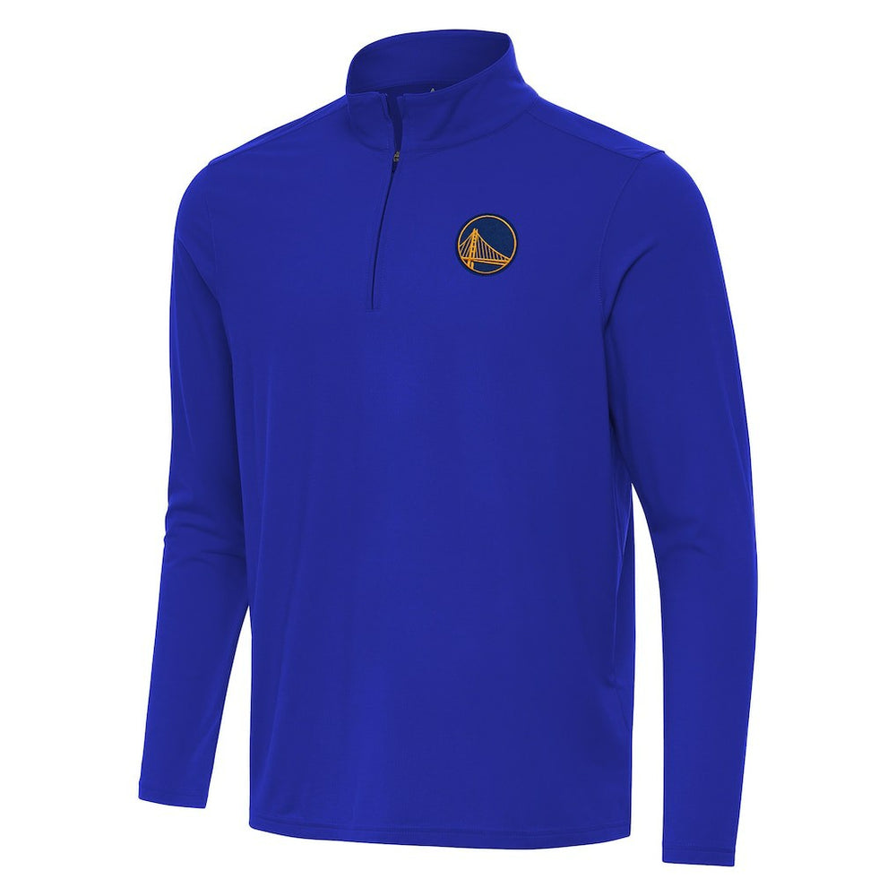 Royal Golden State Warriors Antigua Intent Quarter-Zip Top sale | NBA