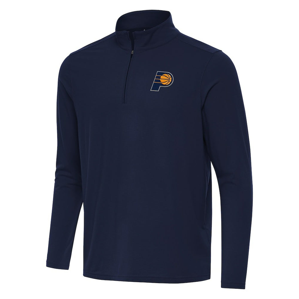 Navy Indiana Pacers Antigua Intent Quarter-Zip Top | NBA